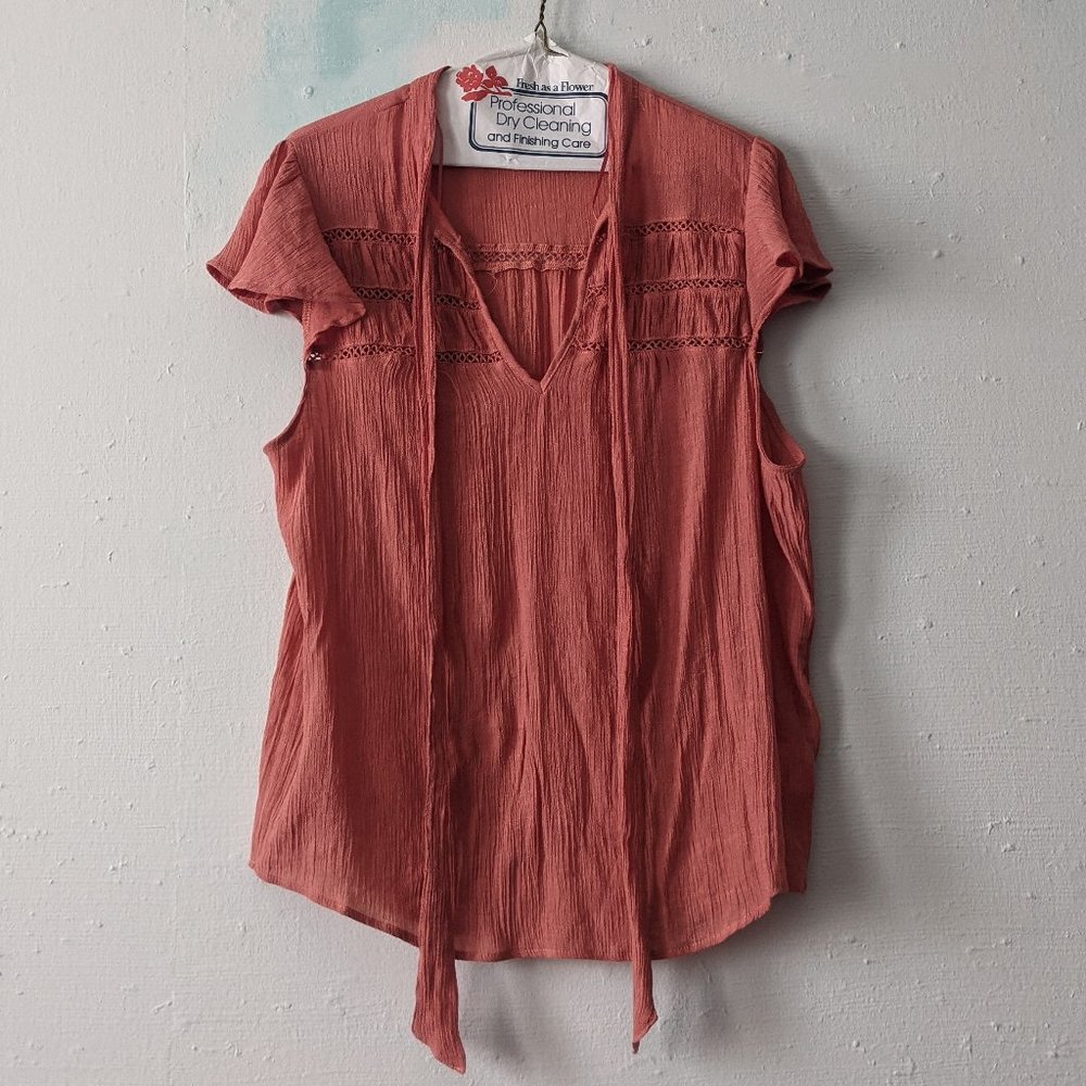 LAST CHANCE: OLM lightweight peasant blouse